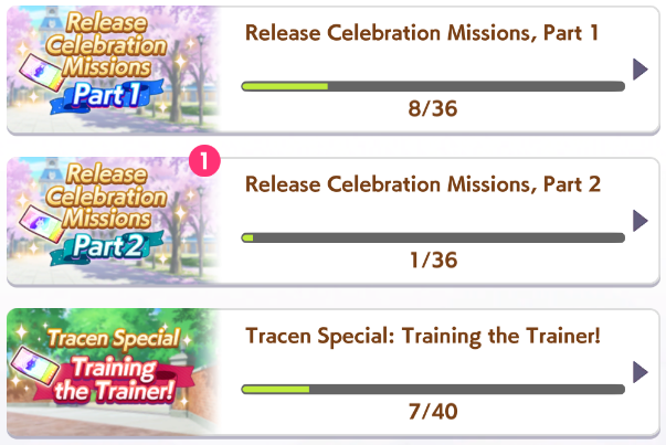 Initial Missions (no time limit)
