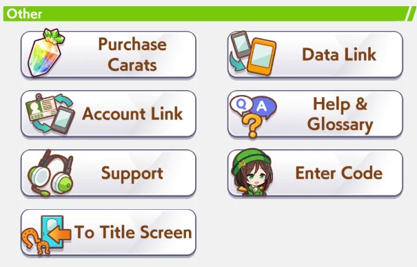 Settings Menu