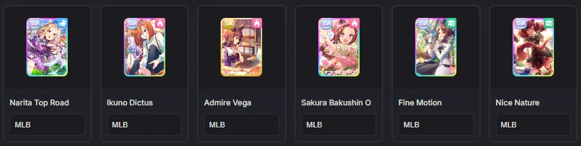 Alternative Deck with replacements for SR Cards
