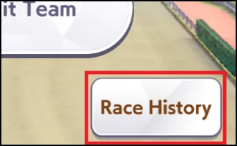 Botão Histórico de Corridas na página do Team Trials.