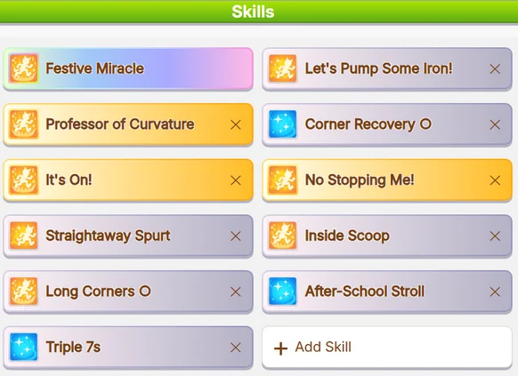 Selecting Skills.