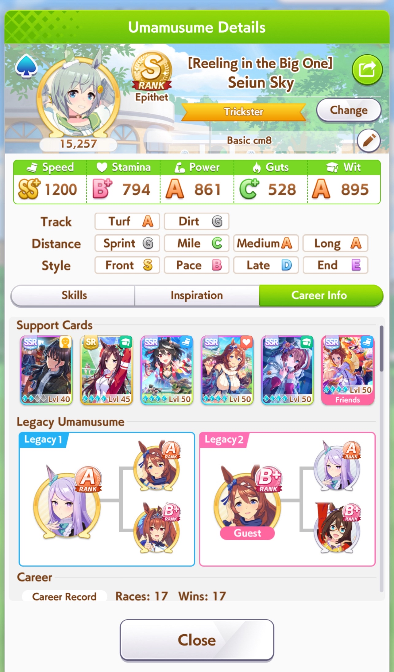 Seiun Sky with Super Creek